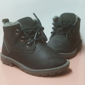 Black toddler dress boots